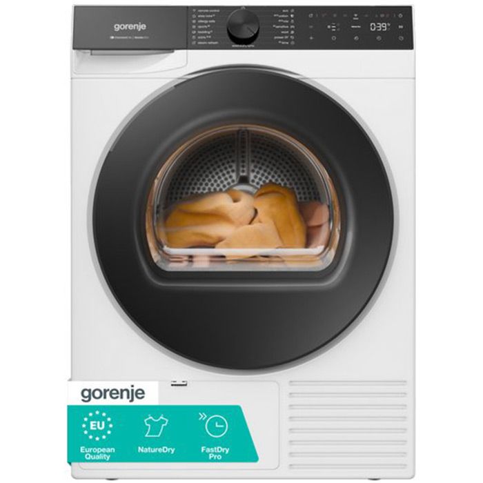 Сушилня GORENJE DG69CPS, 9 кг, Термопомпа, Wi-Fi
