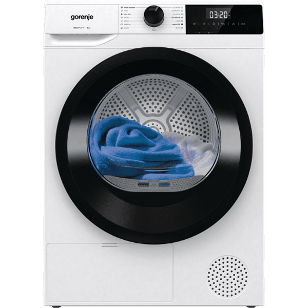 Сушилня GORENJE DHNE82, 8 кг, D, Термопомпа