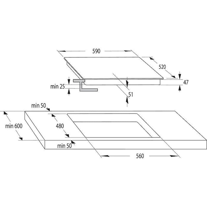 Плот за вграждане GORENJE ECS642BCSCE