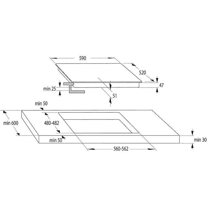 Плот за вграждане GORENJE ECT632BSCE