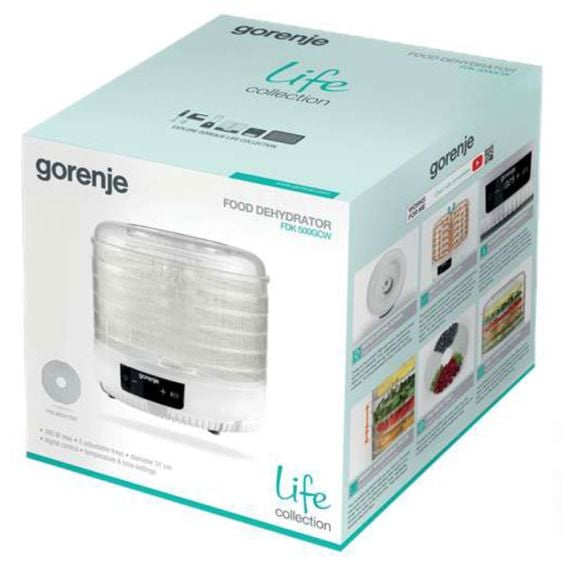 Уред за сушене на плодове, зеленчуци и подправки GORENJE FDK500GCW