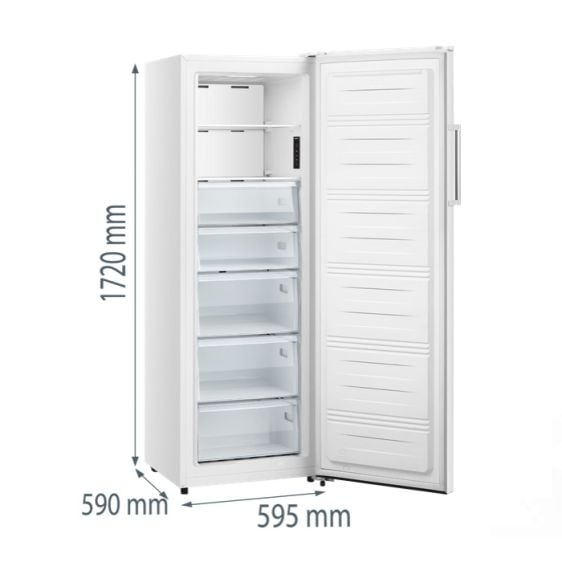 Фризер GORENJE FN617EEW5, 240 л, NoFrost, 172 см