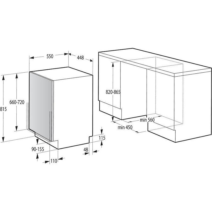 Съдомиялна за вграждане GORENJE GV520E15