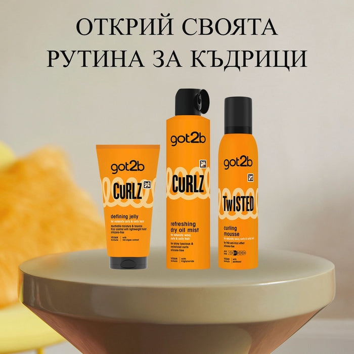 Пяна за коса curlz, 250 ml