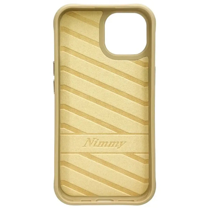 Готин калъф за очила Nimmy за iPhone 15 - бежов