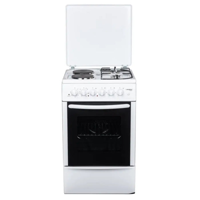 Готварска печка (ток/газ) Crown CR 5050V 2 газ 2ток Бял