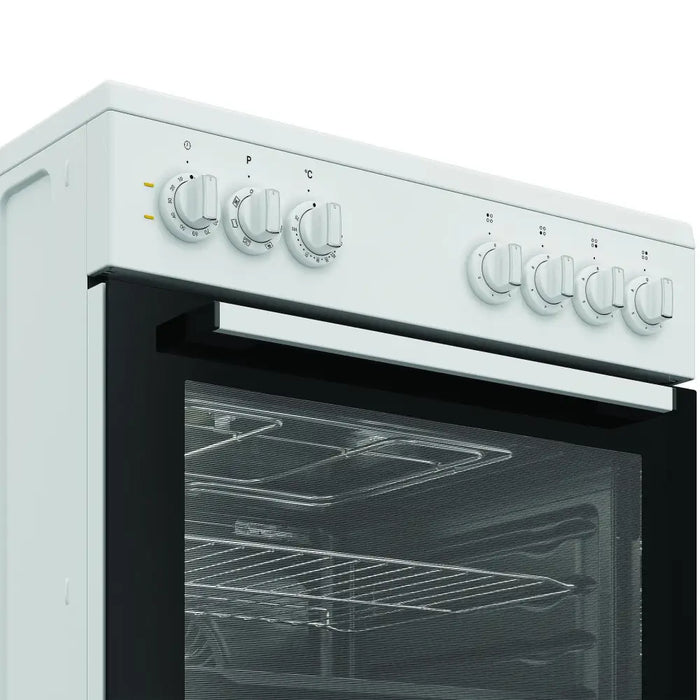 Готварска печка (ток) Indesit I6V5PMW Бял Керамични