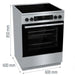 Готварска печка GORENJE GECS6C70XC 60 см