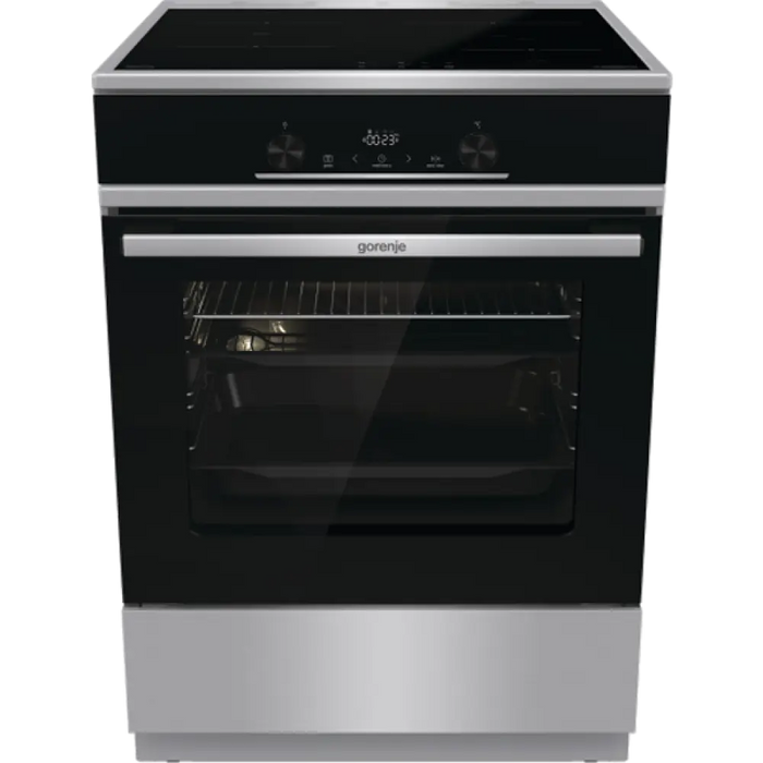 Готварска печка GORENJE GEIT6E63XPG индукция пиролиза