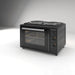Готварска печка (мини) Crown CMO 355BF 2 ток Черен
