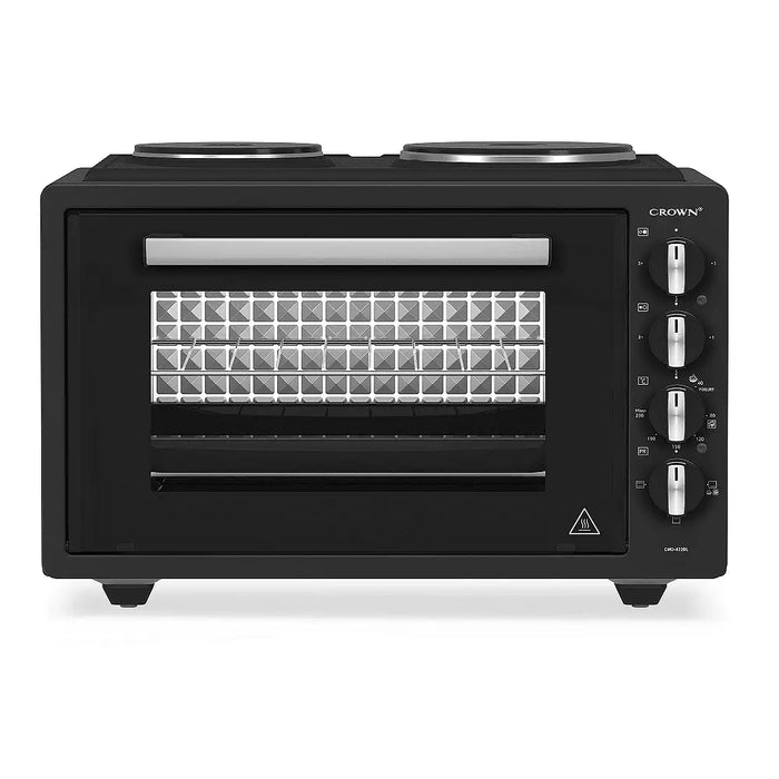 Готварска печка (мини) Crown CMO 433BL 2 ток Черен
