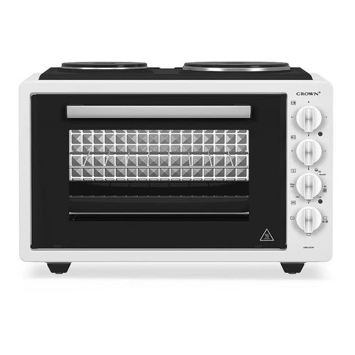 Готварска печка (мини) Crown CMO 433W 2 ток Бял