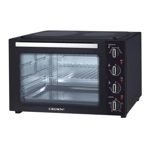 Готварска печка (мини) Crown CMO 482CER 2 ток Черен