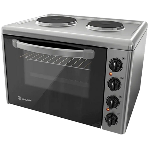 Готварска печка мини Елдом 203VF NEW 2 ток INOX