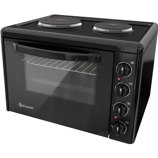 Готварска печка мини Елдом 203VFEN NEW 2 ток Черен