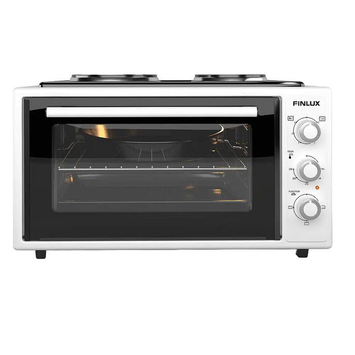 Готварска печка (мини) Finlux FMC 4524WF 2 ток Бял