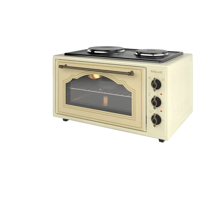 Готварска печка (мини) Finlux FMC 9601DP 2 ток Шампанско