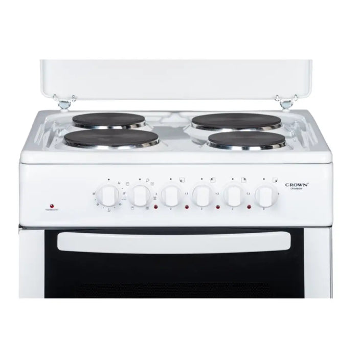 Готварска печка (ток) Crown CR 60E60V 4 ток Бял