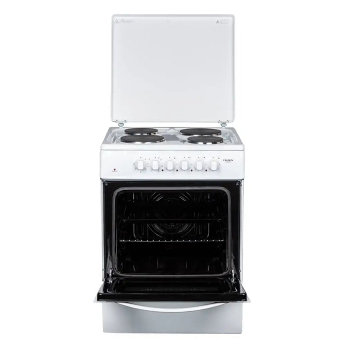 Готварска печка (ток) Crown CR 60E60V 4 ток Бял