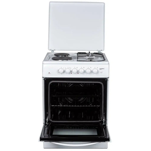 Готварска печка (ток/газ) Crown CR 6060V 2 газ 2ток Бял