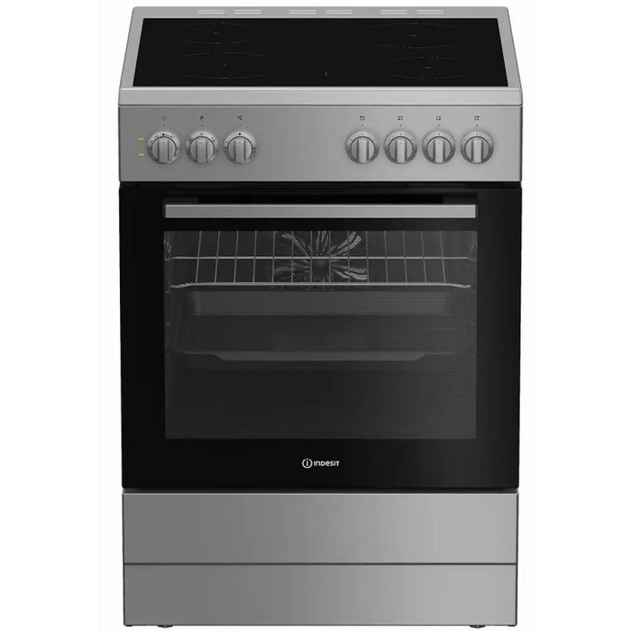 Готварска печка (ток) Indesit I6V5PMS INOX Керамични