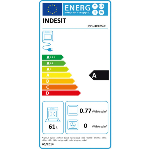Готварска печка (ток) Indesit IS5V4PHW/E*** Бял Керамични