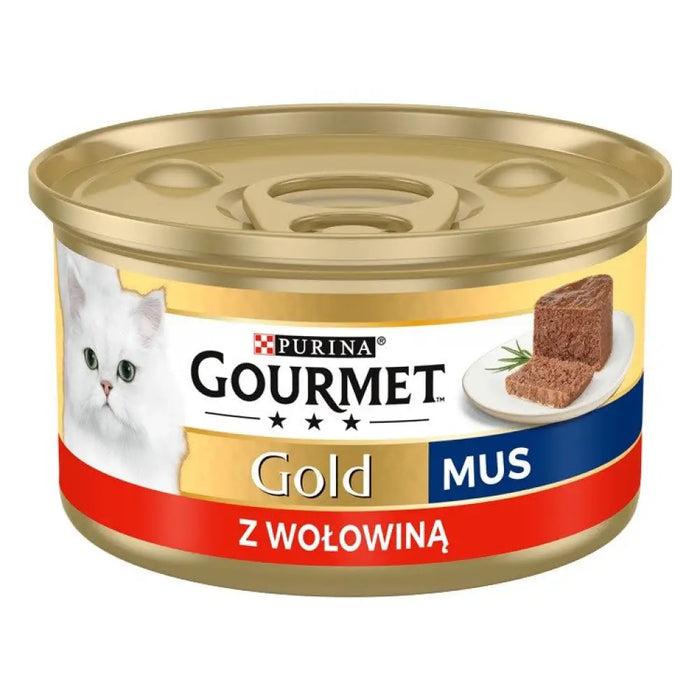 GOURMET Gold Beef - мокра храна за котки - 85гр
