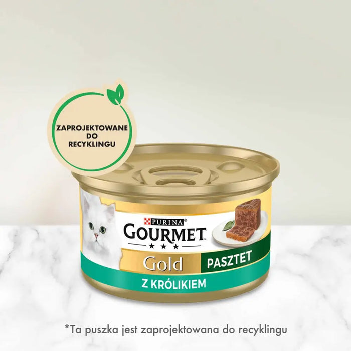 GOURMET Gold Rabbit - мокра храна за котки - 85гр