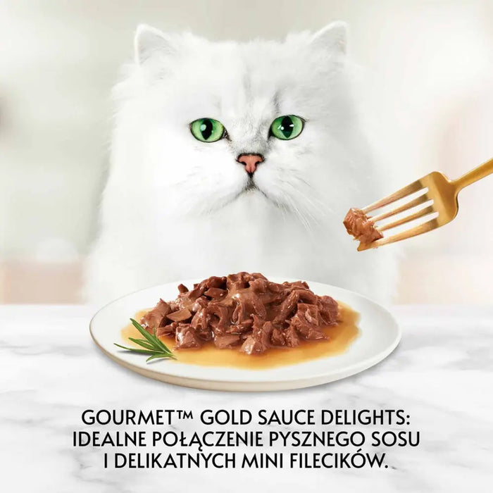 GOURMET Gold Sauce Delight Beef - мокра котешка храна - 85гр