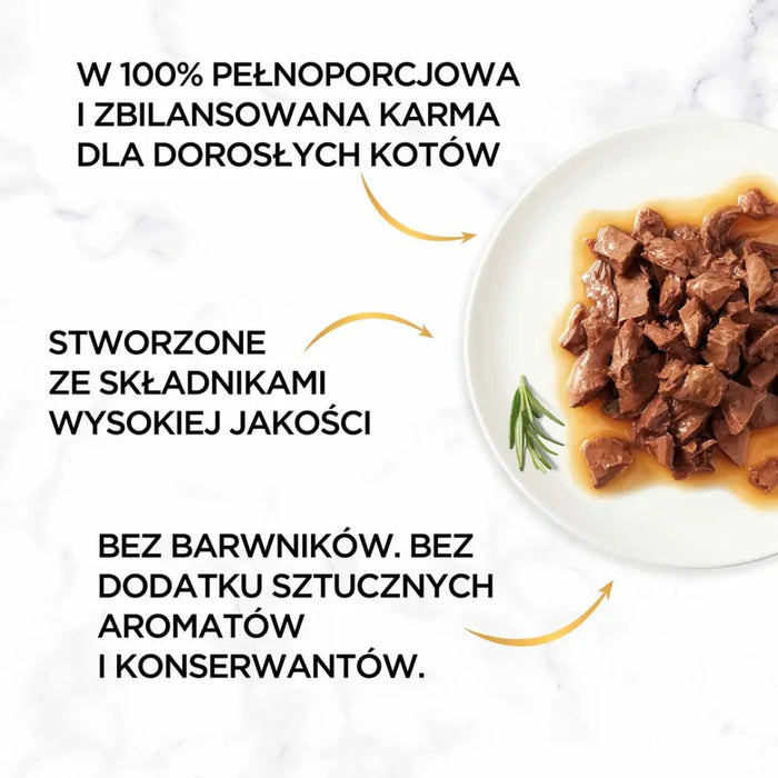 GOURMET Gold Sauce Delight Beef - мокра котешка храна - 85гр