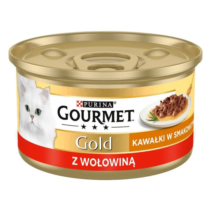 GOURMET Gold Sauce Delight Beef - мокра котешка храна - 85гр