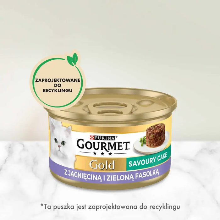 GOURMET GOLD - Солена торта с агнешко и зелен фасул 85гр