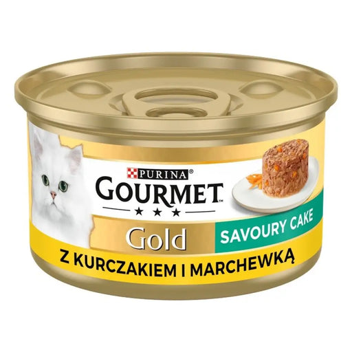 GOURMET GOLD - Солена торта с пиле и моркови 85гр
