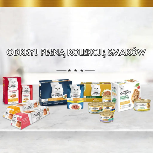 GOURMET Mon Petit Meat Mix - мокра храна за котки - 6 х 50гр