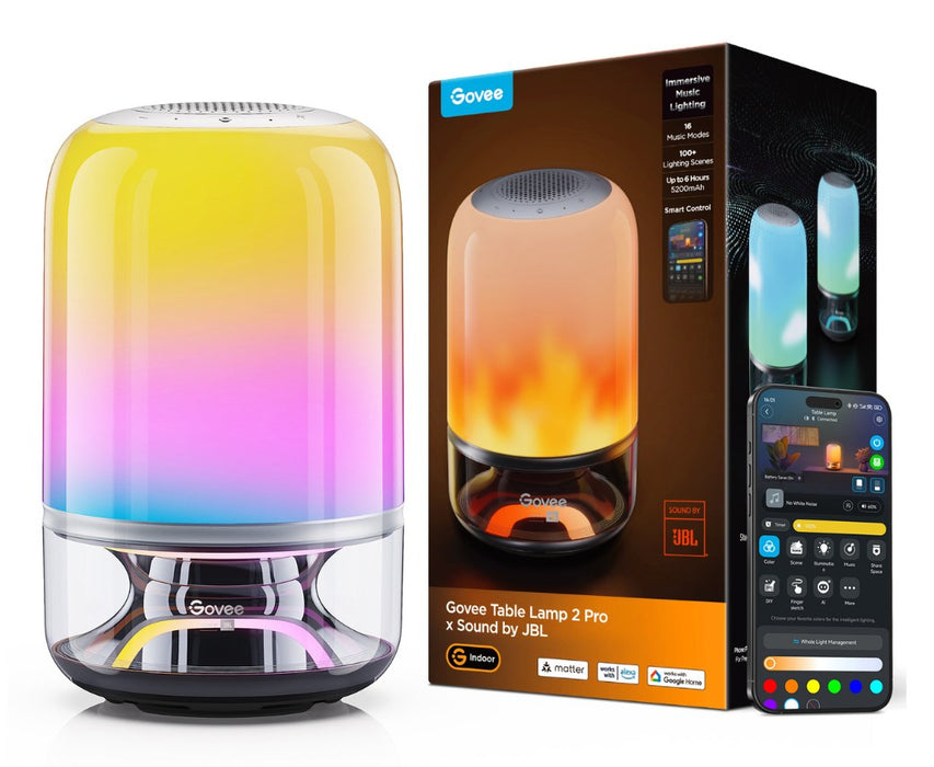 Настолна лампа Govee 2 Pro x Sound от JBL Умна настолна лампа Wi-Fi/Bluetooth