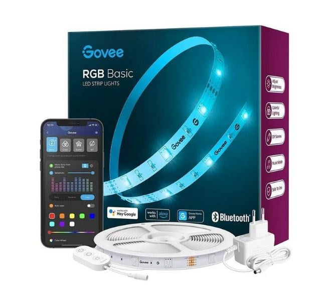 Govee Basic 5m LED лента, RGB, Wi-Fi H615A3A1