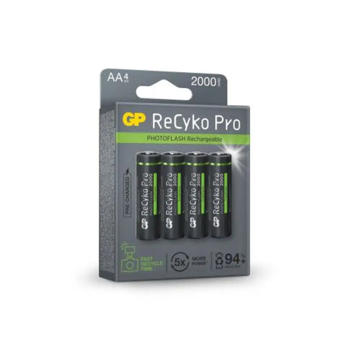 GP Battery (AA) Rechargable RECYKO+ Pro Fast Flash NIMH R03