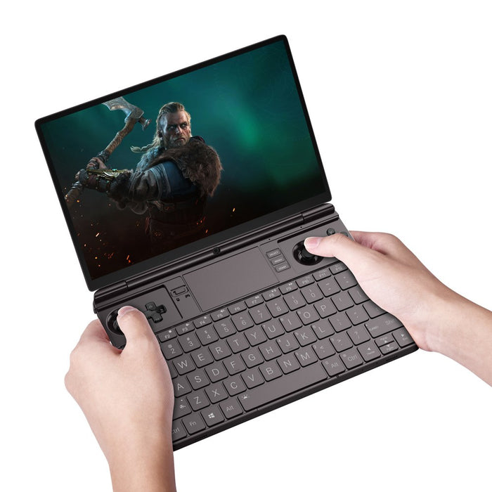 Лаптоп GPD-WinMax2-8840U32001 с процесор Ryzen 7 8840U/10.1" WQXGA (2560x1600) тъчскрийн/32GB/1TB SSD/BT/BLKB/FPR/AMD Radeon 780M 6GB/Win 11 Graphite