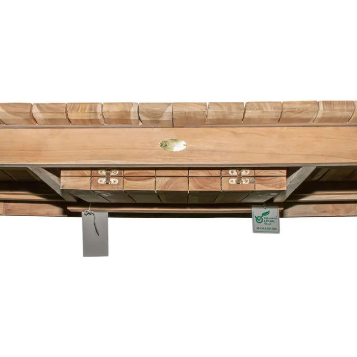 ГРАДИНСКА МАСА ТИК 160/210Х90Х77CM GARDEN KINGS TEMPUR