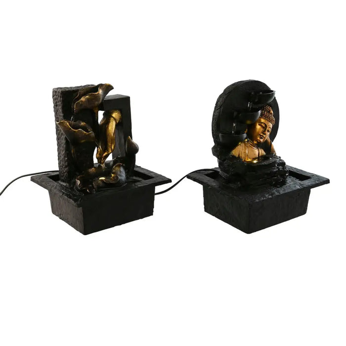 Градински фонтан Home ESPRIT Смола Буда Ориенталски 21 x 19