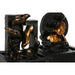 Градински фонтан Home ESPRIT Смола Буда Ориенталски 21 x 19