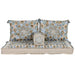 Градинско кресло DKD Home Decor Син Бежов 155 x 76 x 65 cm