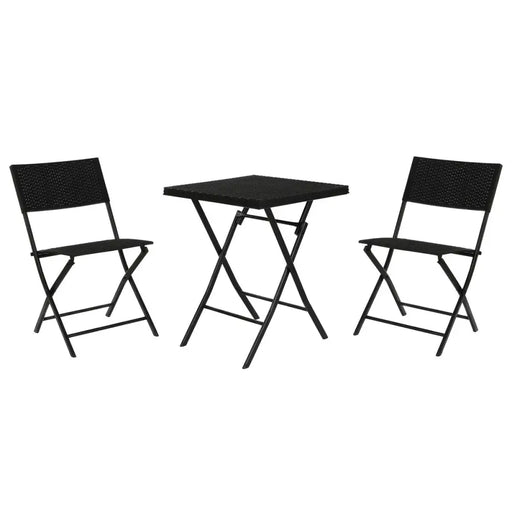 Градински мебели Home ESPRIT Черен 58 x 58 x 71,5 cm