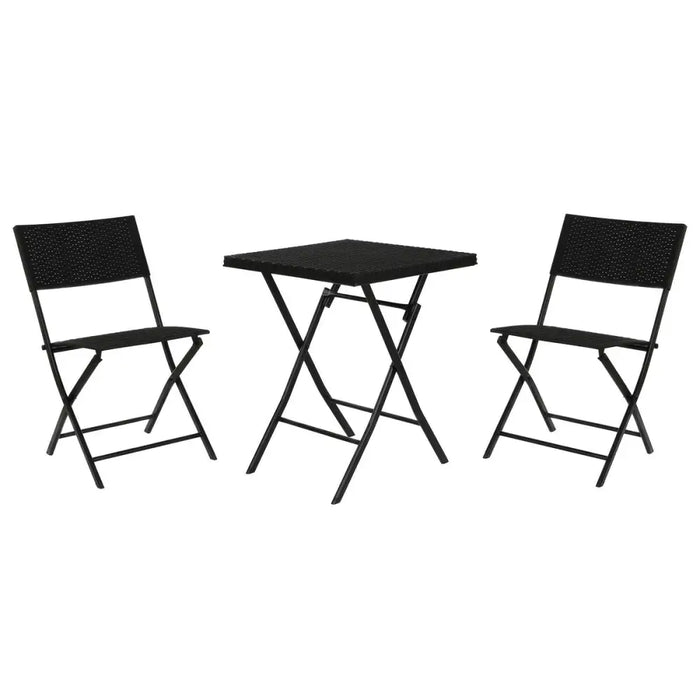 Градински мебели Home ESPRIT Черен 58 x 58 x 71,5 cm