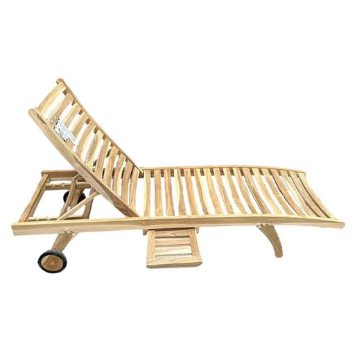 ГРАДИНСКИ ШЕЗЛОНГ ТИК 200Х63Х36CM GARDEN KINGS KUTA