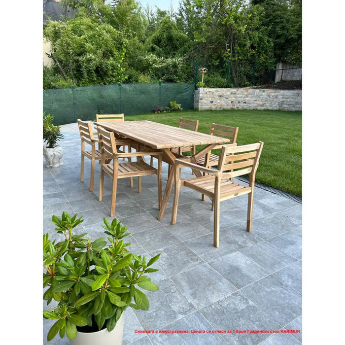 ГРАДИНСКИ СТОЛ ТИК GARDEN KINGS KARIMUN