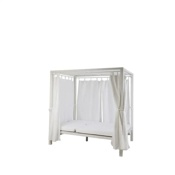 Градинско легло DKD Home Decor Бял Алуминий (148 x 188 x