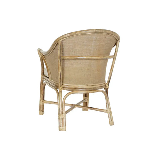 Градинско кресло DKD Home Decor Бял Кафяв 66 x 50 x 90 cm