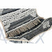 Градинско кресло DKD Home Decor Бял Черен Желязо 74 x 65 x