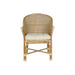 Градинско кресло DKD Home Decor Бял Кафяв 66 x 50 x 90 cm